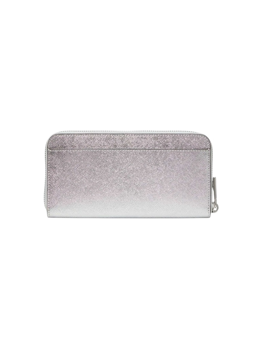 Kate Spade Kenzie Boxed Metallic Large Continental Wallet Lunar Light Silver NWT - Picture 3 of 4
